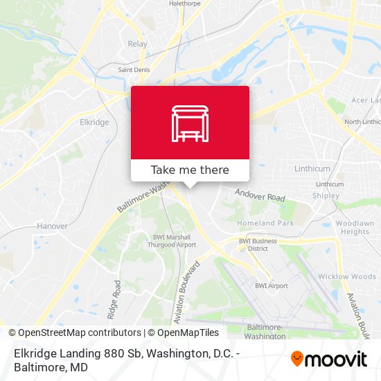 Elkridge Landing 880 Sb map