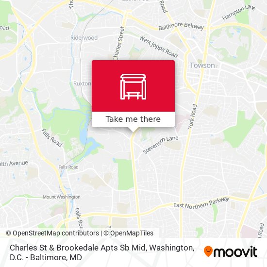 Mapa de Charles St & Brookedale Apts Sb Mid