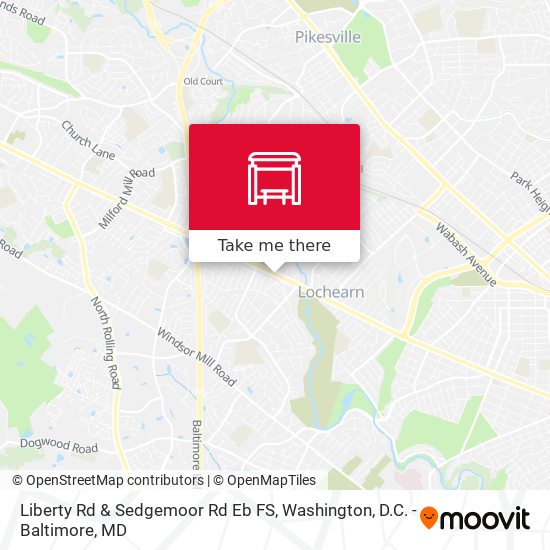 Mapa de Liberty Rd & Sedgemoor Rd Eb FS