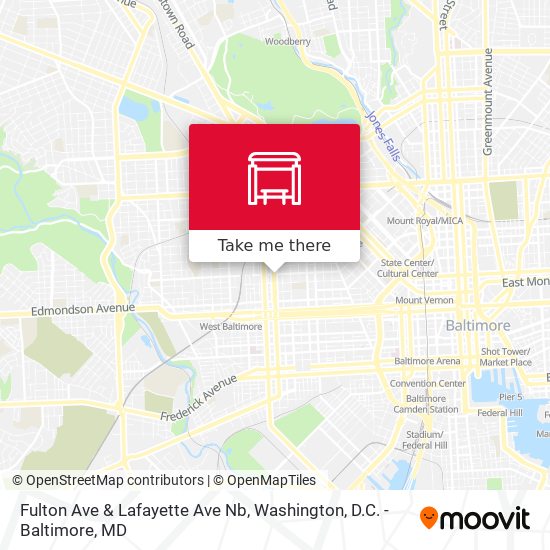 Mapa de Fulton Ave & Lafayette Ave Nb