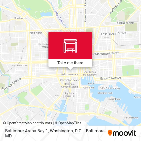 Baltimore Arena Bay 1 map