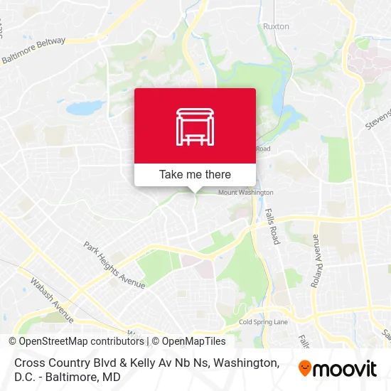 Cross Country Blvd & Kelly Av Nb Ns map
