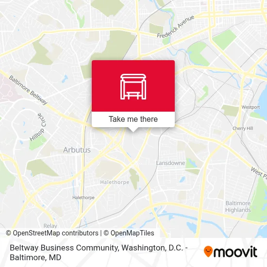 Beltway Business Community map