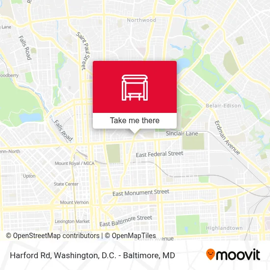 Harford Rd map