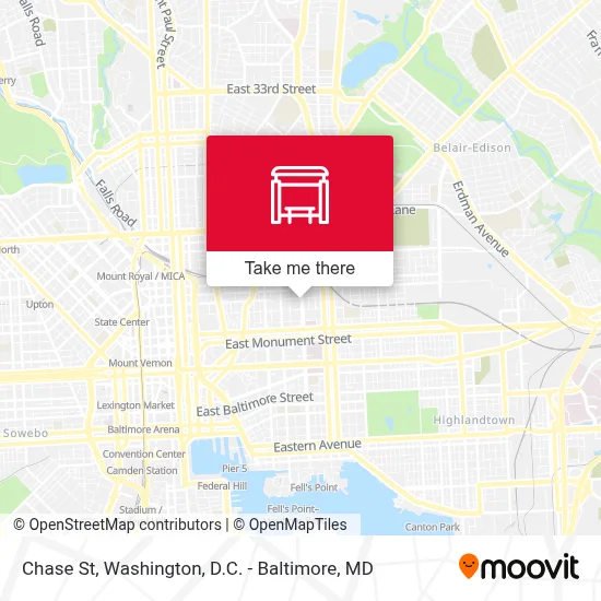 Chase St map