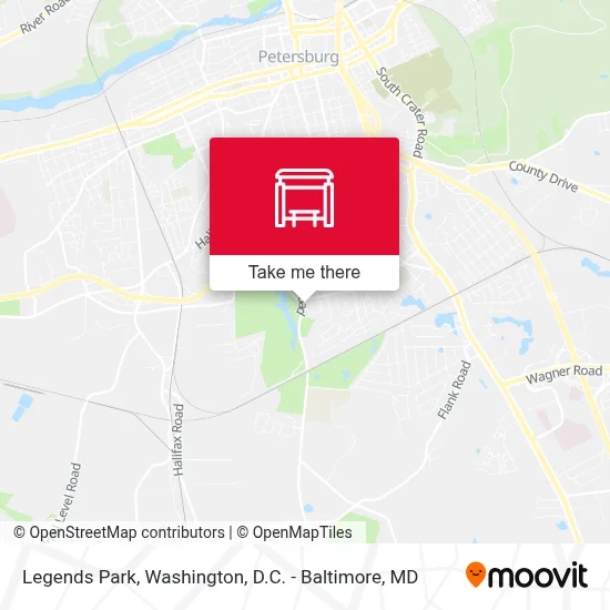 Legends Park map