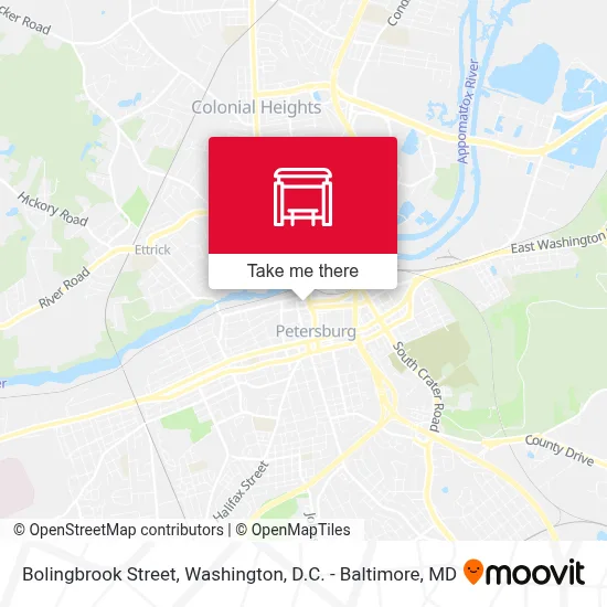 Bolingbrook Street map