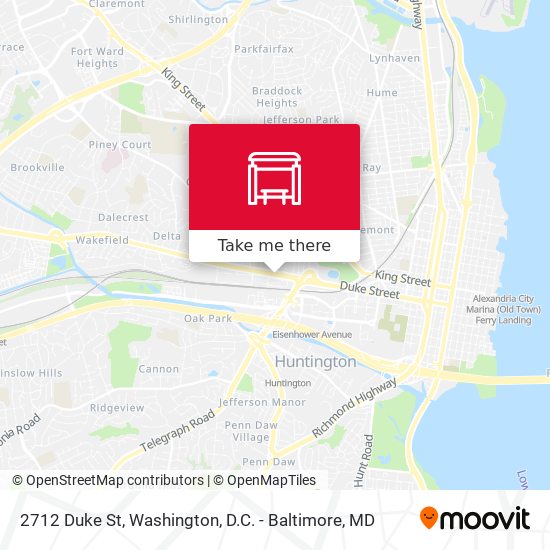 2712 Duke St map