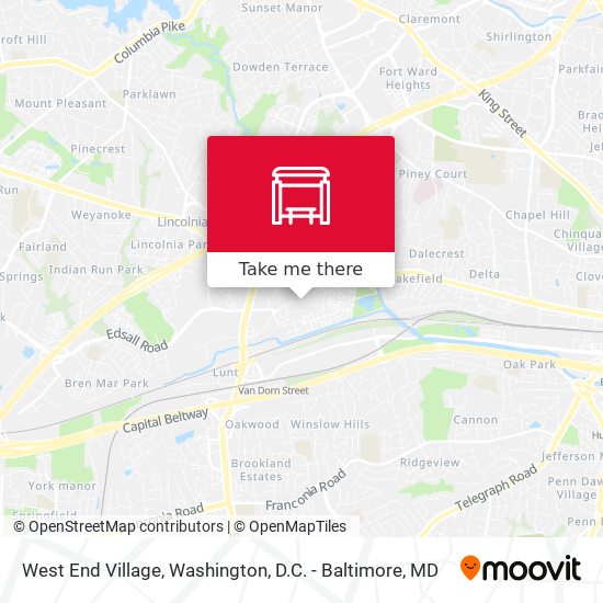West End Village map