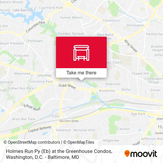 Holmes Run Py (Eb) at the Greenhouse Condos map