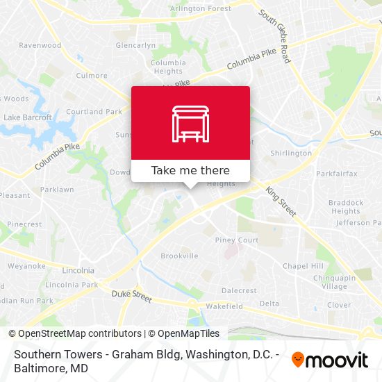 Southern Towers - Graham Bldg map