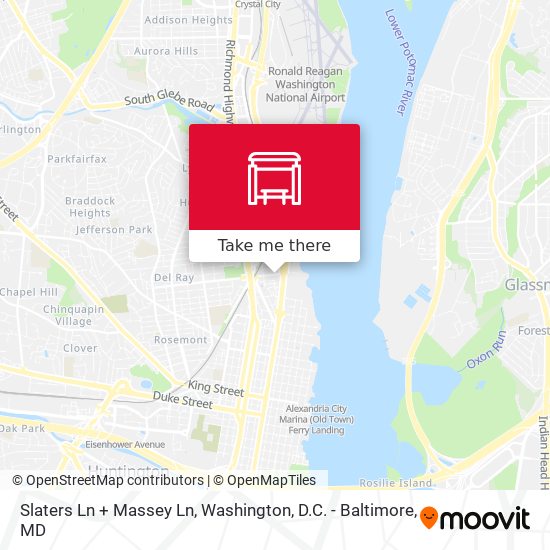 Mapa de Slaters Ln + Massey Ln