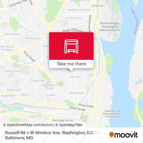 Mapa de Russell Rd + W Windsor Ave