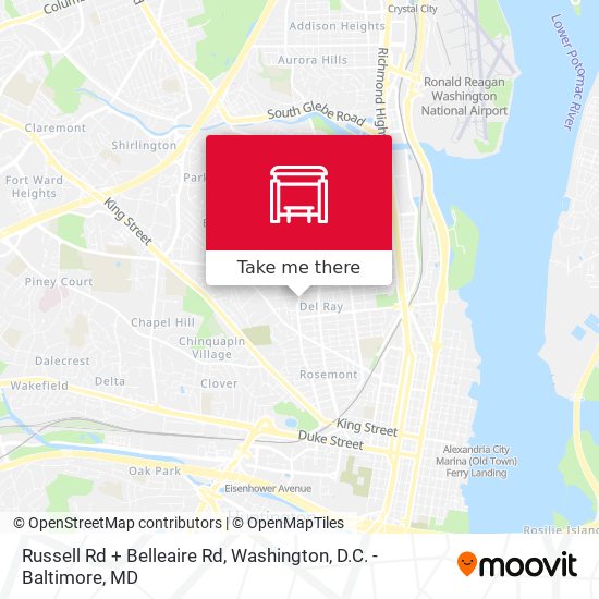 Mapa de Russell Rd + Belleaire Rd