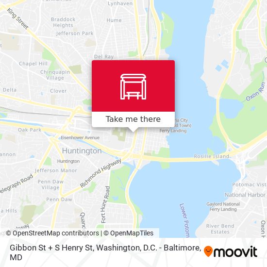Mapa de Gibbon St + S Henry St