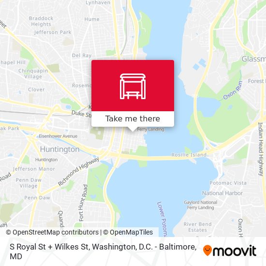 Mapa de S Royal St + Wilkes St