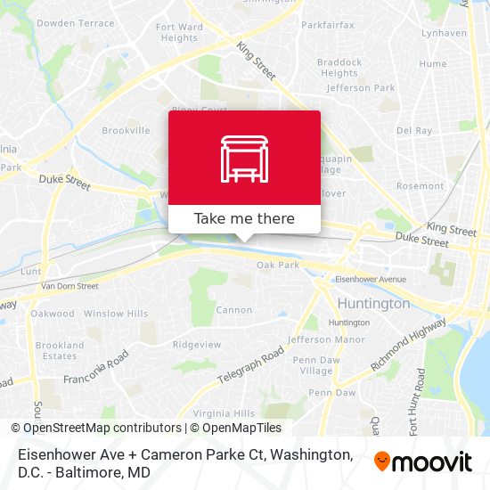 Mapa de Eisenhower Ave + Cameron Parke Ct