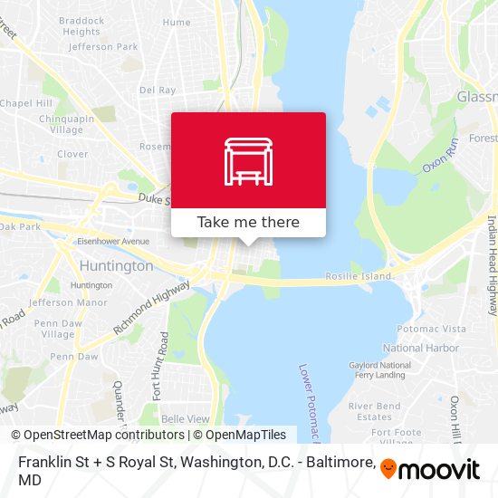 Mapa de Franklin St + S Royal St