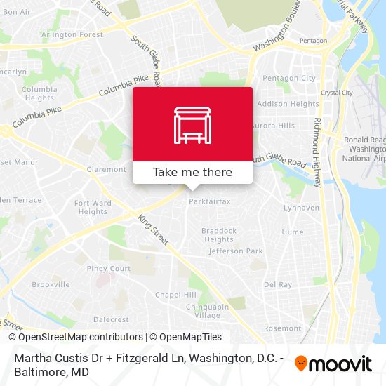 Martha Custis Dr + Fitzgerald Ln map