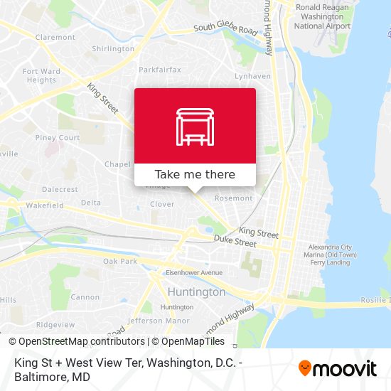 Mapa de King St + West View Ter
