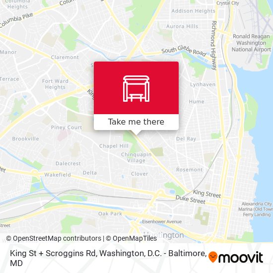 Mapa de King St + Scroggins Rd