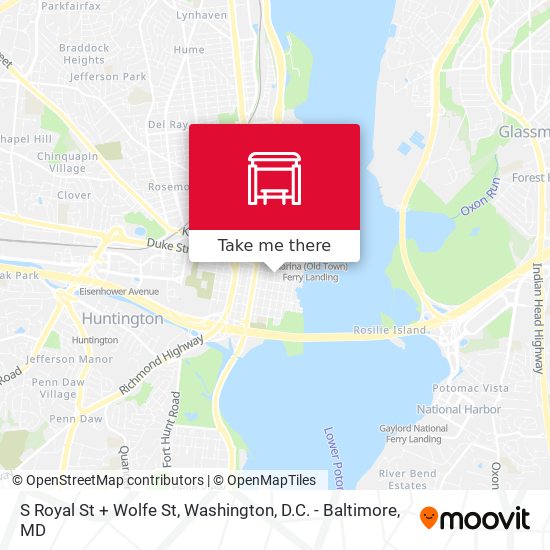 Mapa de S Royal St + Wolfe St