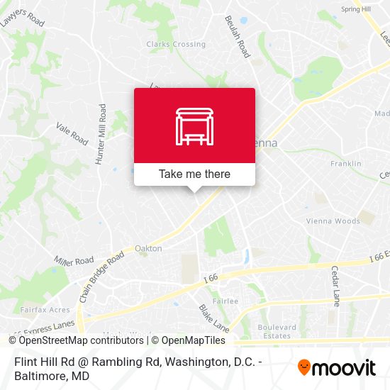 Flint Hill Rd @ Rambling Rd map