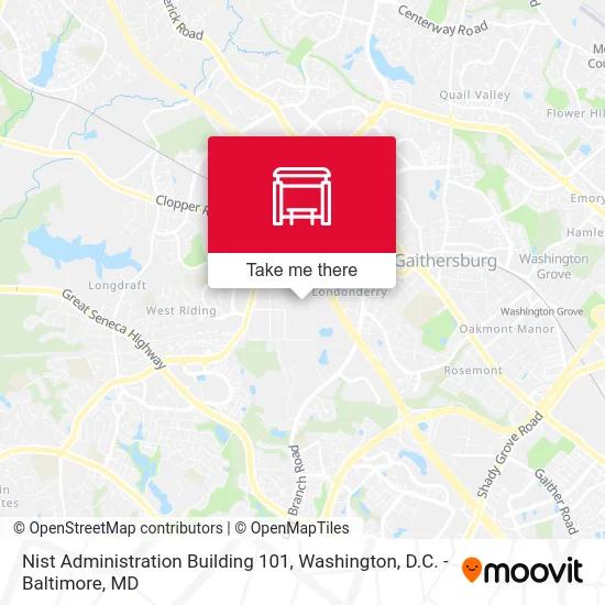 Nist Administration Building 101 map