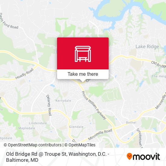 Old Bridge Rd @ Troupe St map