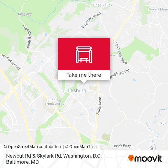 Newcut Rd & Skylark Rd map