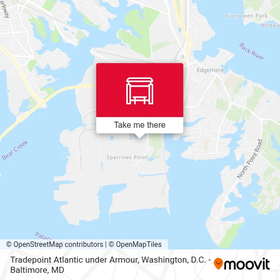 Tradepoint Atlantic under Armour map