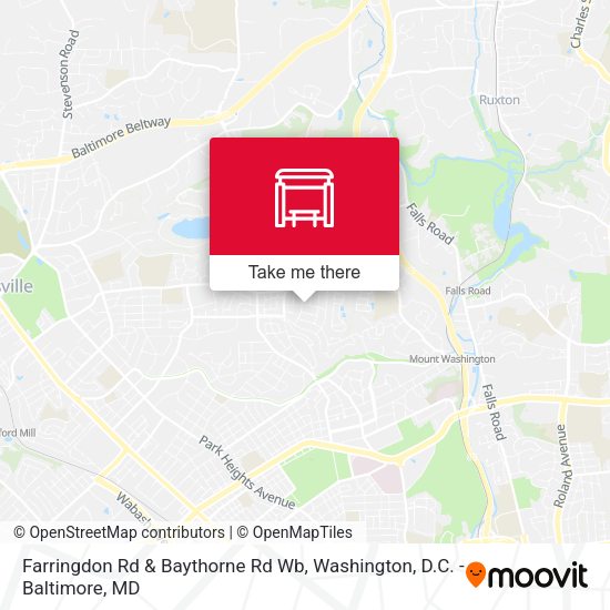 Mapa de Farringdon Rd & Baythorne Rd Wb