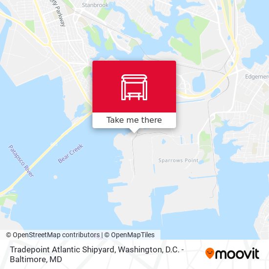 Mapa de Tradepoint Atlantic Shipyard