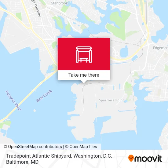 Tradepoint Atlantic Shipyard map