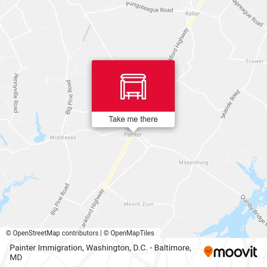 Painter Immigration map