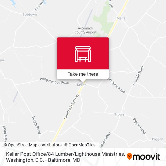 Keller Post Office / 84 Lumber / Lighthouse Ministries map