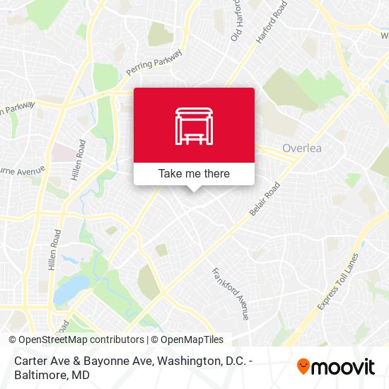Carter Ave & Bayonne Ave map