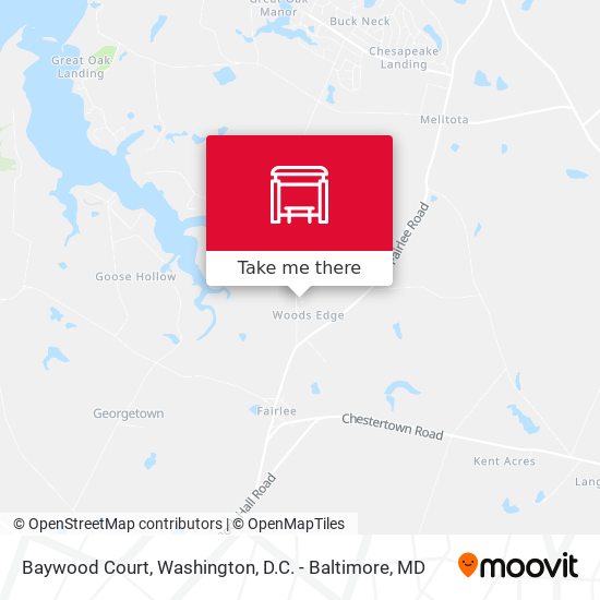 Baywood Court map
