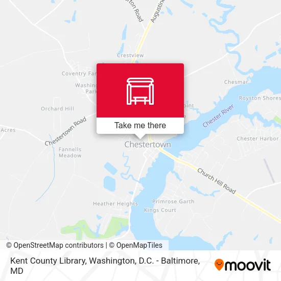 Kent County Library map