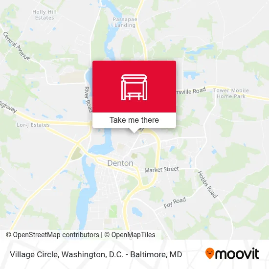 Village Circle map