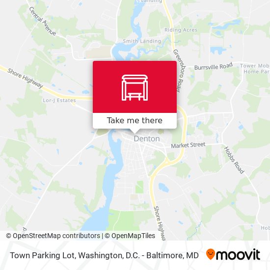 Town Parking Lot map