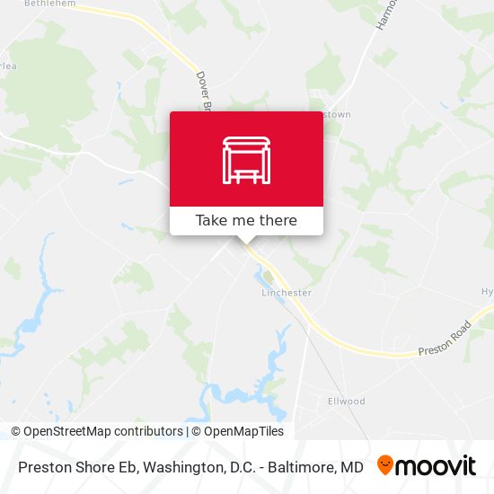 Preston Shore Eb map