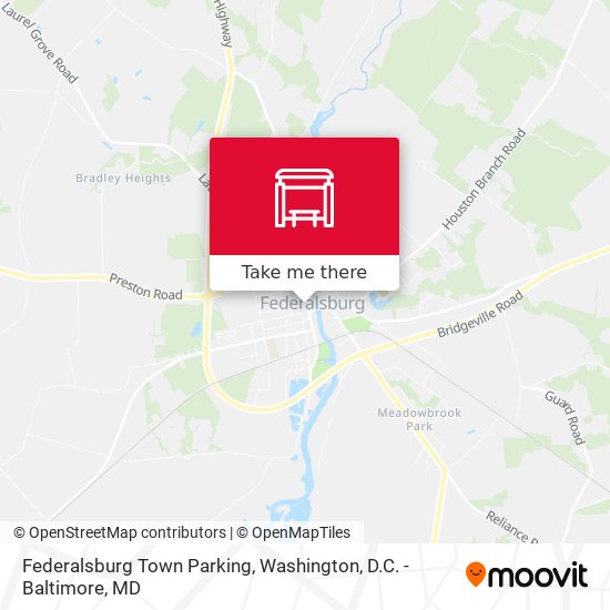 Federalsburg Town Parking map