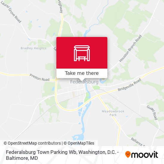 Federalsburg Town Parking Wb map