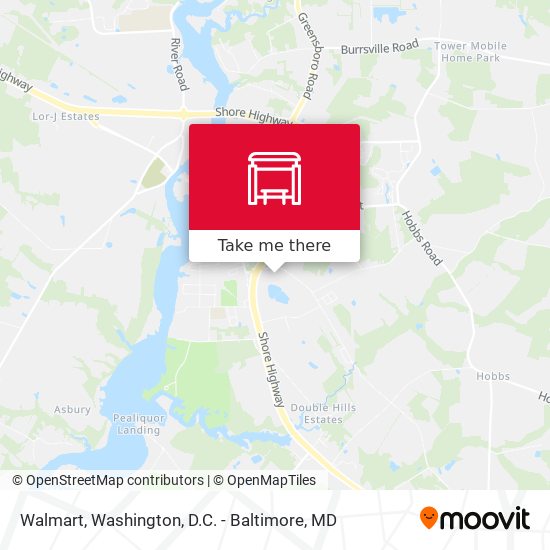 Mapa de Walmart