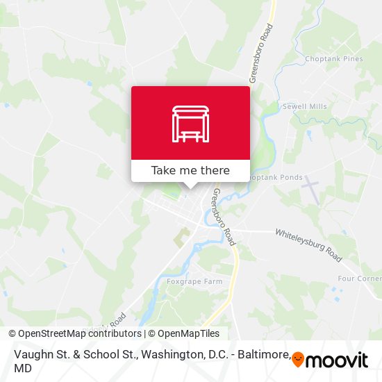 Vaughn St. & School St. map