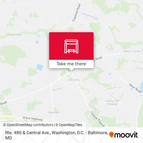 Mapa de Rte. 480 & Central Ave.