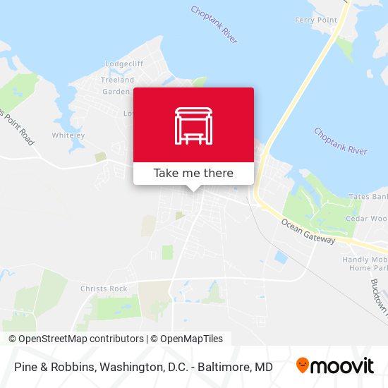 Pine & Robbins map