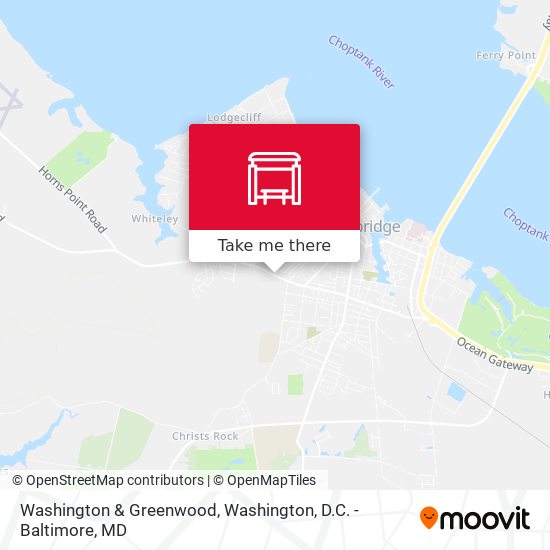 Washington & Greenwood map