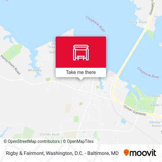 Rigby & Fairmont map